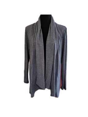 August Mist Open Waterfall Collar Cardigan Size Large EUC